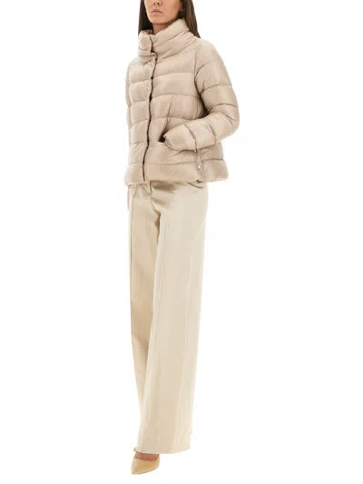Herno "ultralight" Nylon Hood In Neutral