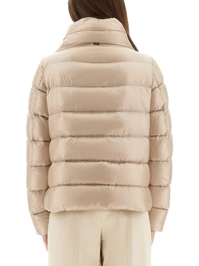 Herno "ultralight" Nylon Hood In Neutral