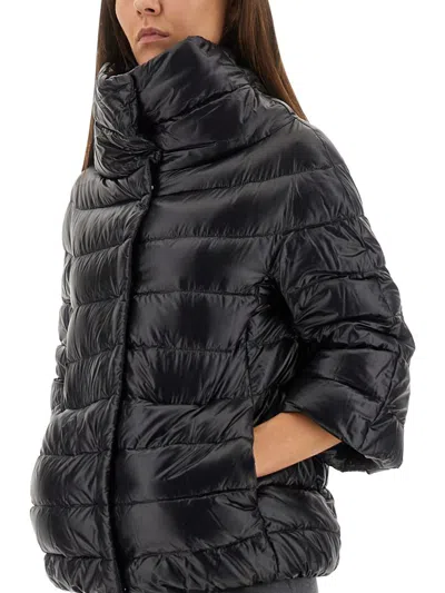 Herno Aminta Quilted Shell Jacket In Black