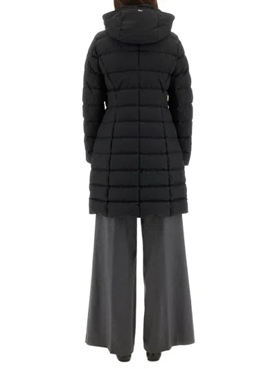 Herno Two-layer "windstopper" Parka In Black