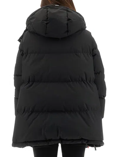 Herno "relaxed" Jacket In Two Layers "windstopper" In Black