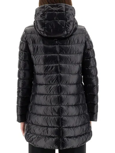 Herno Down Jacket "a-shape Amelia" In Black