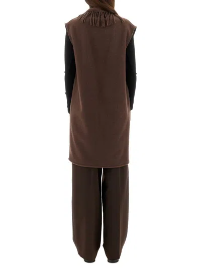 Herno Resort Sleeve Made Of Warmy And Ultralight Nylon In Brown