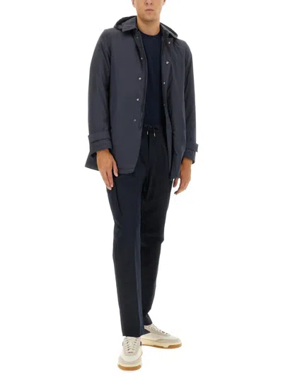 Herno Two-layer "windstopper" Long Parka In Multi