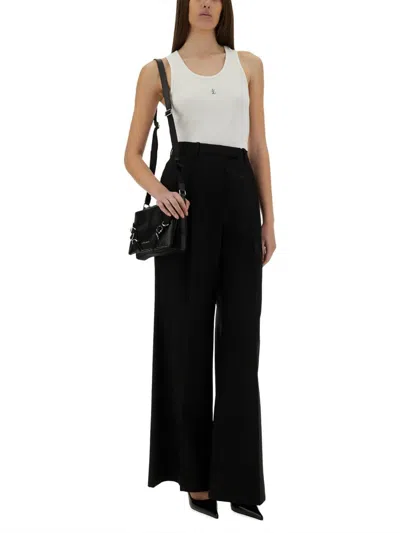 Givenchy Canotta In Cotone Stretch Bianco Donna In White