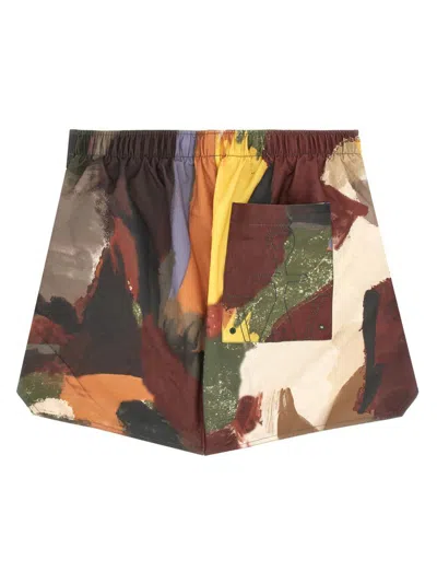 Jw Anderson Boxer Swimsuit In Multi
