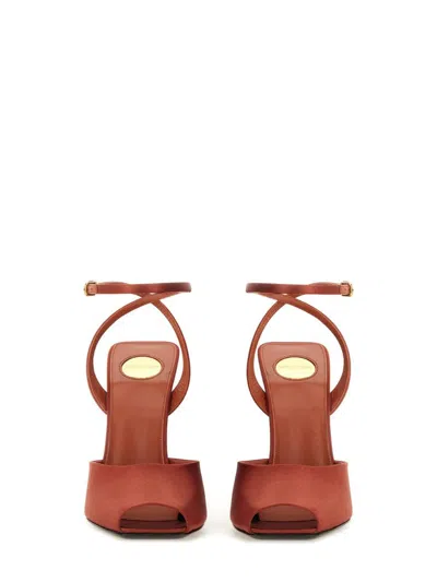 Saint Laurent Dpp - Sandal "the Scandal" With Football In Multi