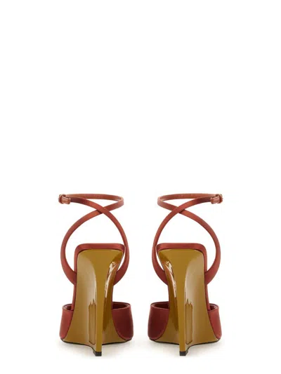 Saint Laurent Dpp - Sandal "the Scandal" With Football In Multi