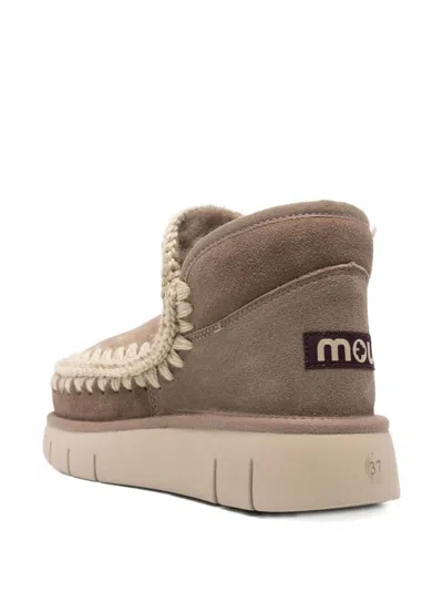 Mou Eskimo Bounce Sneaker Boots In Neutral