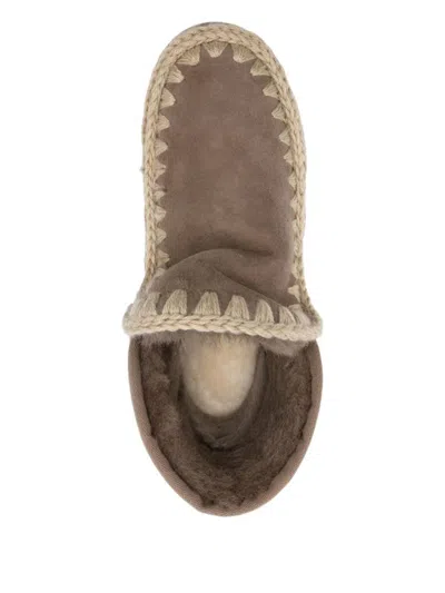 Mou Eskimo Bounce Sneaker Boots In Neutral