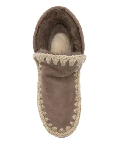 Mou Eskimo Bounce Sneaker Boots In Neutral