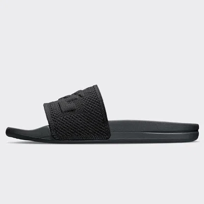 Apl Athletic Propulsion Labs Big Logo Techloom Slide Black In Black