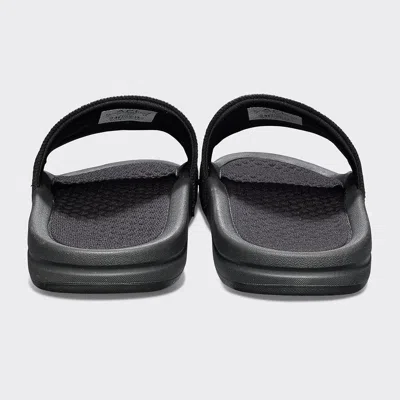 Apl Athletic Propulsion Labs Big Logo Techloom Slide Black In Black
