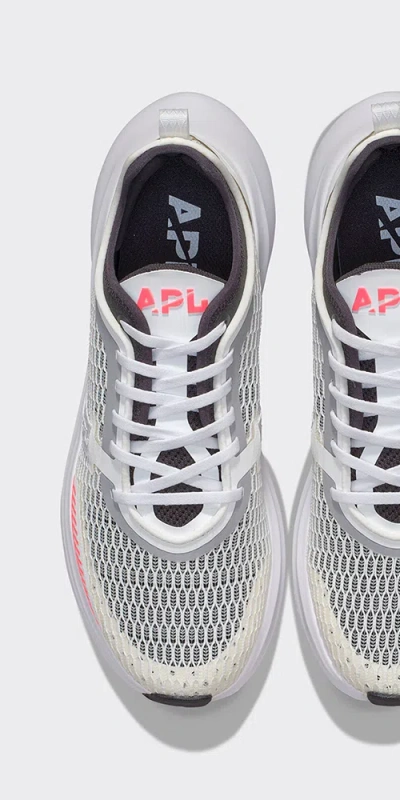 Apl Athletic Propulsion Labs Euphoria Mesh-panelled Lace-up Sneakers In Gray