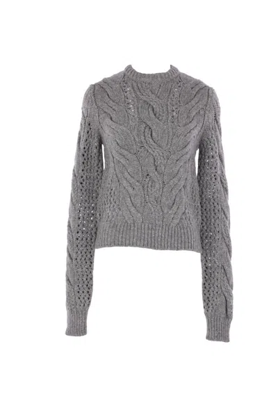 Sportmax Sweaters In Gray