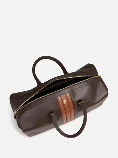 Bally Leather Travel Bag In Brown