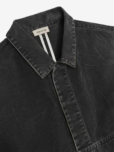 Fear Of God Denim Utility Jacket In Black
