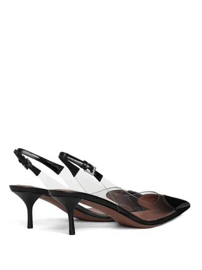 Alaïa Le Cœur Slingbacks In Patent Leather Shoes In Multi