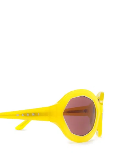 Marni Sunglasses In Yellow