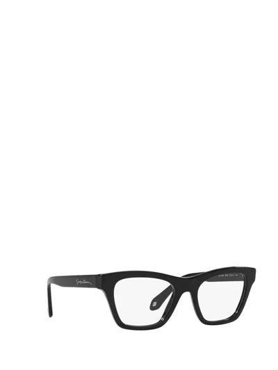 Giorgio Armani Cat-eye Frame Glasses In Black