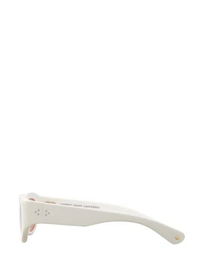 Garrett Leight Sunglasses In White