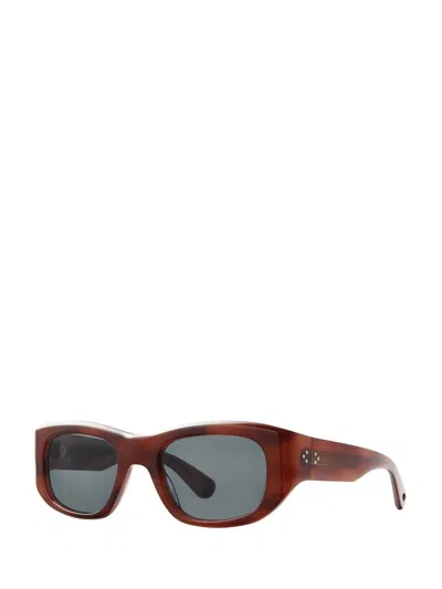 Garrett Leight Sunglasses In Brown