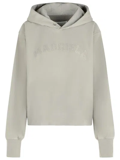 Maison Margiela Cotton Hoodie With Drawstring And Long Sleeves In Multi