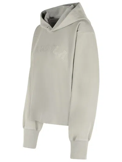 Maison Margiela Cotton Hoodie With Drawstring And Long Sleeves In Multi