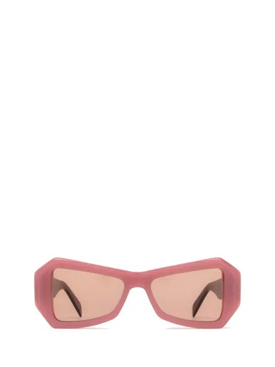 Retrosuperfuture Tempio Rectangular Frame Sunglasses In Pink