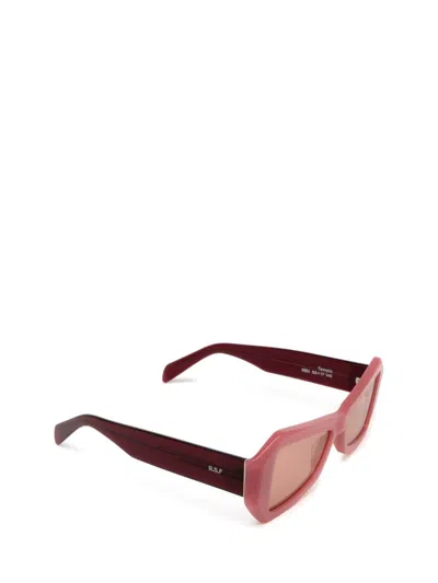 Retrosuperfuture Tempio Rectangular Frame Sunglasses In Pink