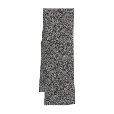 Studio Nicholson Mouline Scarf In Black