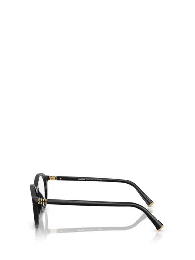 Miu Miu 0mu 02wv 16k1o1 Nero Glasses In Black