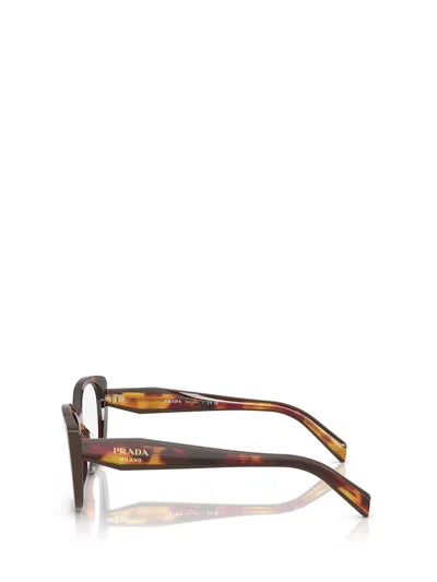 Prada Eyewear Eyeglasses In Brown