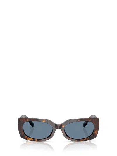 Jimmy Choo Eyewear Rectangle Frame Sunglasses In Blue
