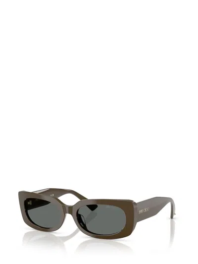 Jimmy Choo Sunglasses In Brown