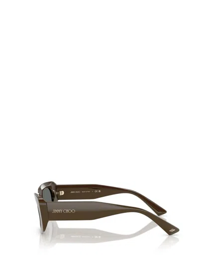 Jimmy Choo Sunglasses In Brown