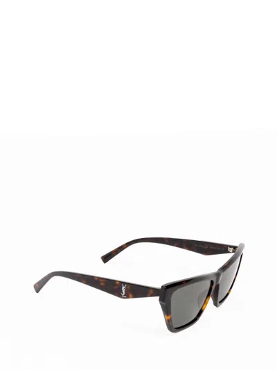 Saint Laurent Eyewear Sunglasses In Brown