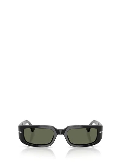 Persol Womens Black Po3347s Adrien Rectangle-frame Acetate Sunglasses In Black