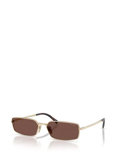 Prada Rectangular-frame Sunglasses In Brown