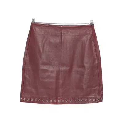 Gimaguas Eyelet-embellished Skirt In Brown