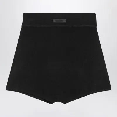 Fear Of God Essential Culotte In Stretch Waffle Fabric In Animal Print