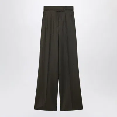 Max Mara Moss Wide-leg Trousers In Multi