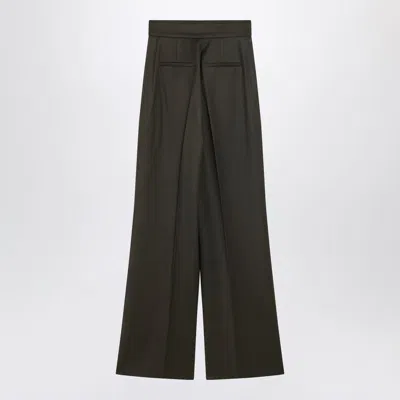 Max Mara Moss Wide-leg Trousers In Multi