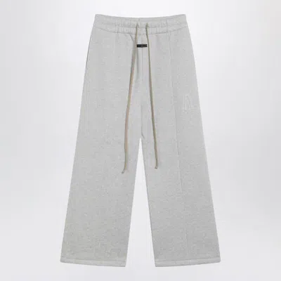 Fear Of God Melange Grey Jogging Trousers Men In Gray