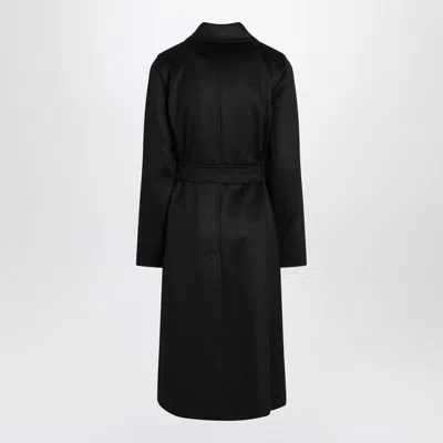Max Mara Belted Waist Long Sleeve Camel Coat In Multi