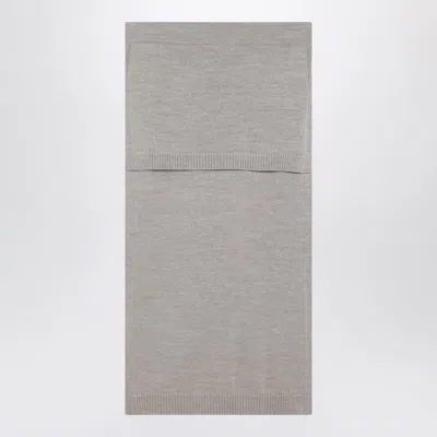 Lemaire Taupe Trompe-l'oeil Skirt In Blend In Multi