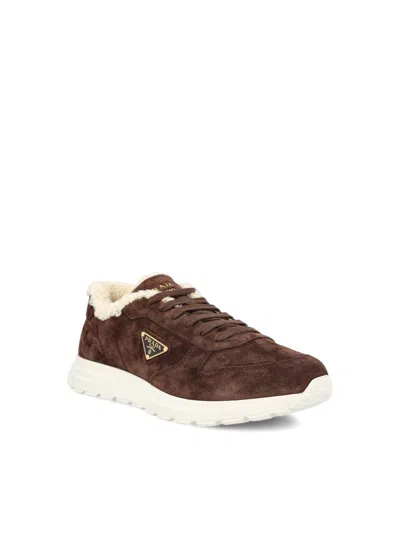 Prada Sneakers In Brown