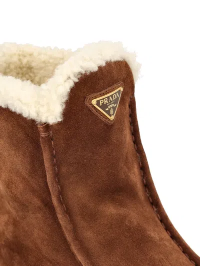 Prada Boots In Brown