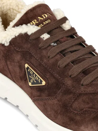 Prada Sneakers In Brown