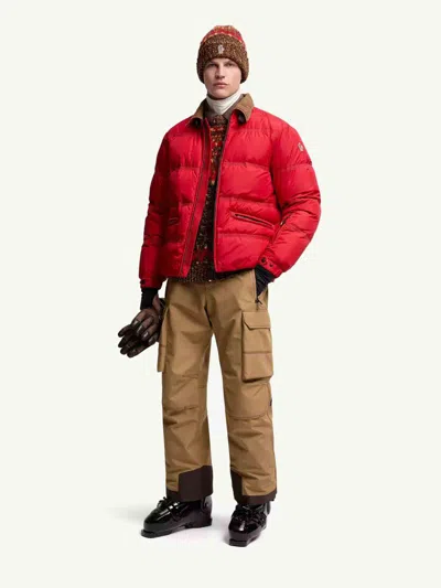 Moncler Cargo-pocket Ski Trousers In Brown